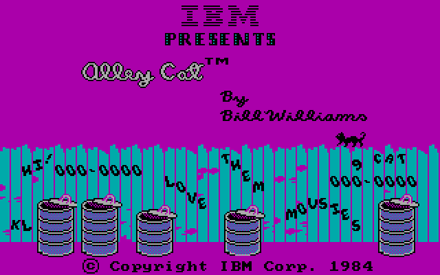 Alley Cat running in the browser