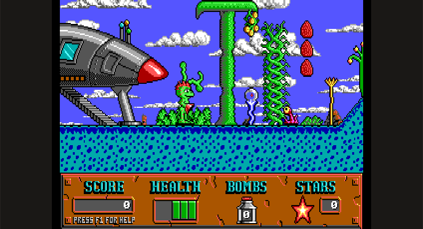 Cosmo's Cosmic Adventure running in the browser