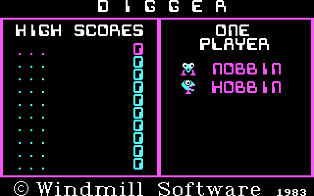 Digger running in a browser tab via ExeBrowser