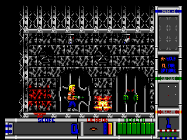 Duke Nukem II running in a browser tab via ExeBrowser