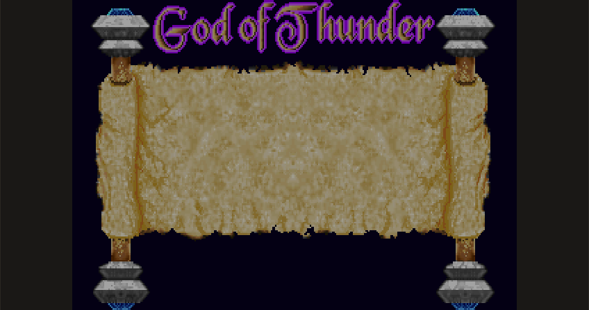 God of Thunder running in the browser