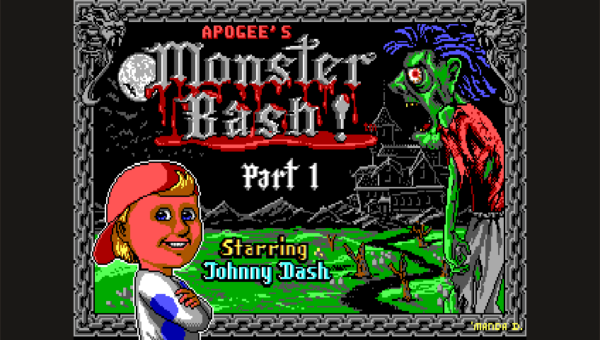 Monster Bash running in the browser