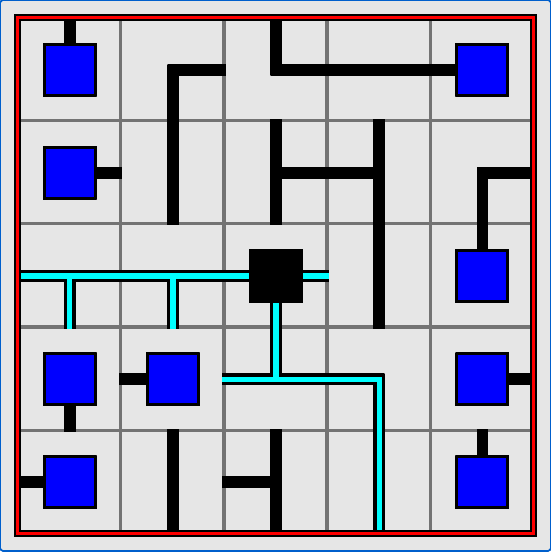 Network tile-rotation puzzle (Net) running in the browser