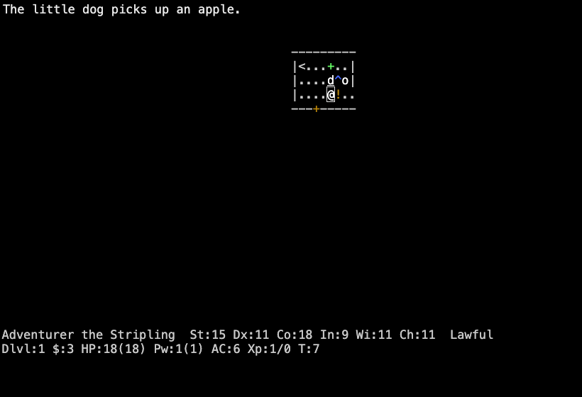 NetHack running in the browser