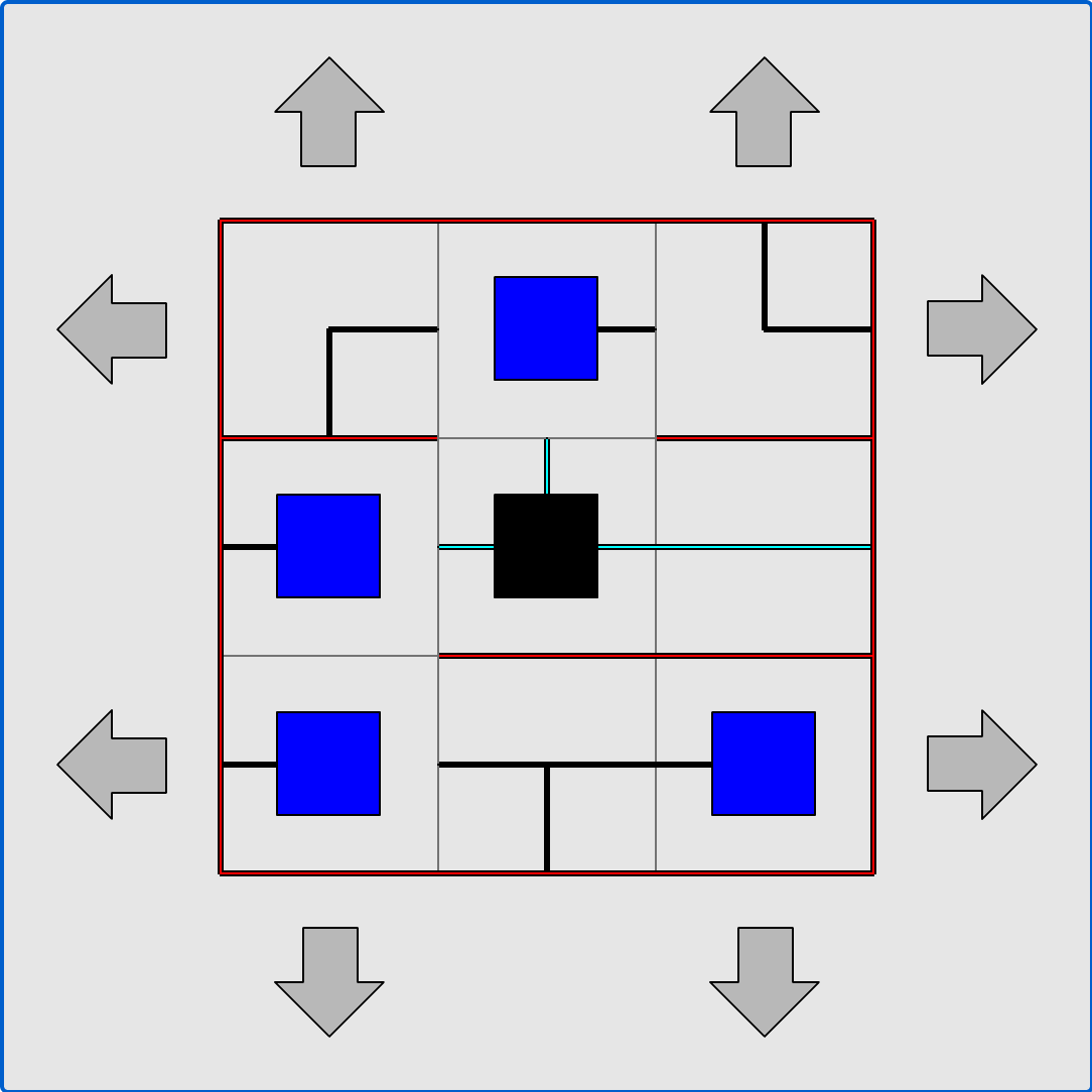 Sliding network puzzle (Netslide) running in a browser tab via ExeBrowser