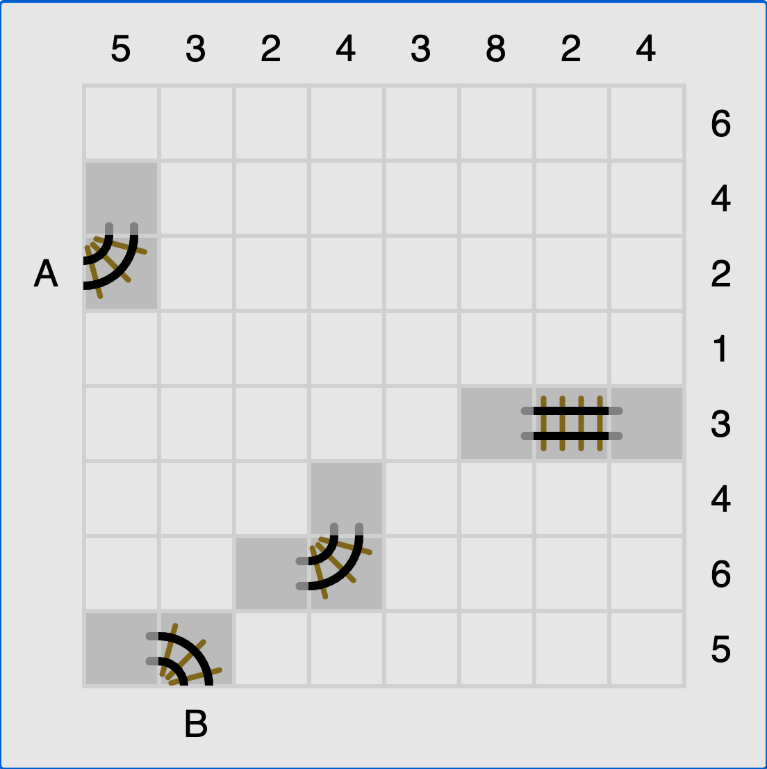 Train tracks puzzle (Tracks) running in the browser