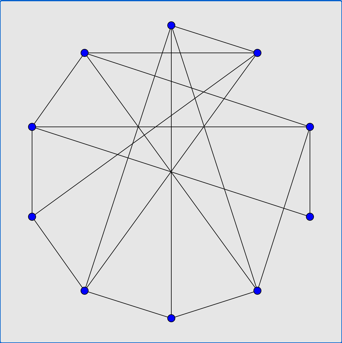 Untangle (planar graph puzzle) (Untangle) running in a browser tab via ExeBrowser